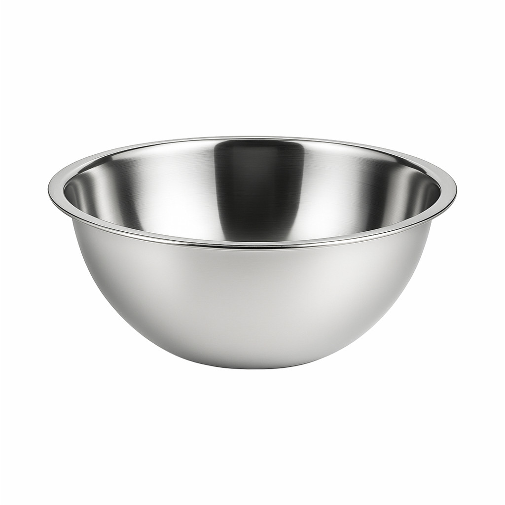 Tigela Bowl de Aço Inox 24cm 2300ml Massas Bolos Alimentos C