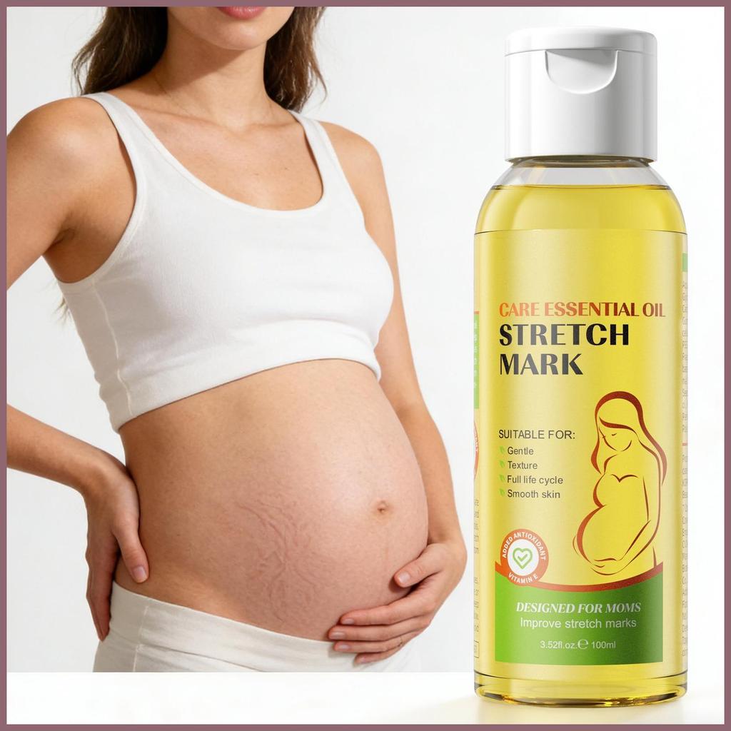 Óleo De Estrias Para Gravidez 100ml Hidratante De Absorção Rápida ...