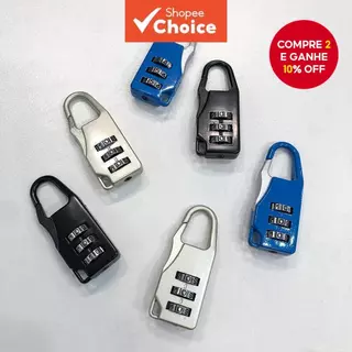 ​ Fechadura De Bagagem De Viagem De 1 Unidade-Fecho Zip De Combinação De 3 Dígitos Para Malas E Bolsas em Oferta na Shopee