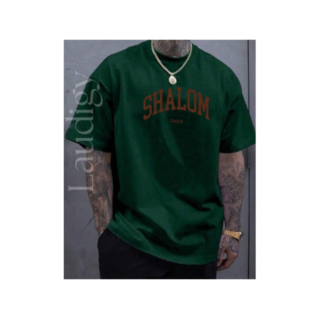 Camiseta Camisa Masculina Shalom 100% Algodão Lançamento | Shopee