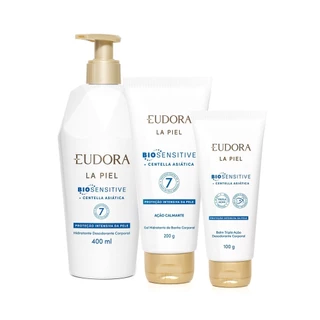 Combo Eudora La Piel (3 itens) em Oferta na Shopee