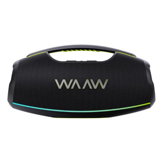 Caixa De Som Bluetooth Boombox Waaw By Alok Hyperboom 1000 À Prova D'água Preta 127/220v em Oferta na Shopee