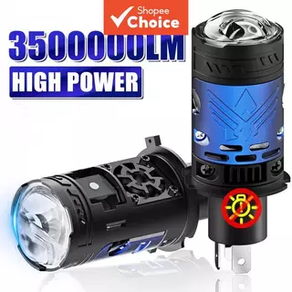 Lente Projetora de Farol LED H4/9003/HB2 de Alta Potência Canbus Luz Forte 35000LM 160W Ventilador Turbo de em Oferta na Shopee