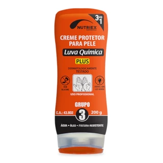 Creme protetor para a pele Luva química gr3 - 200g - Nutriex em Oferta na Shopee
