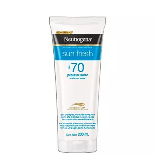 Neutrogena Sun Fresh Fps70 - Protetor Solar 200ml Blz em Oferta na Shopee