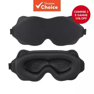 Máscara De Dormir Com Contorno 3D-Capa Blackout Para Os Olhos Viagens E Descanso Noturno em Oferta na Shopee