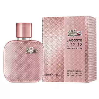 LACOSTE SILVER ROSE EDP PERFUME FEMININO 50ML em Oferta na Shopee