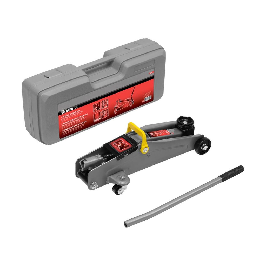 Macaco Hidráulico Jacaré 2T 135-385mm Com Maleta Plástica MTX