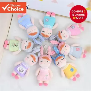 Mini Pingente Angela Metoo Doll E Brinquedos De Pelúcia Chaveiro De Aniversário Para Bebês em Oferta na Shopee