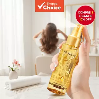 100ml de óleo capilar em spray para melhorar o frizz e hidratar o cabelo em Oferta na Shopee