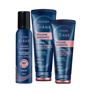 Combo Siàge Volume Imediato (3 itens) em Oferta na Shopee