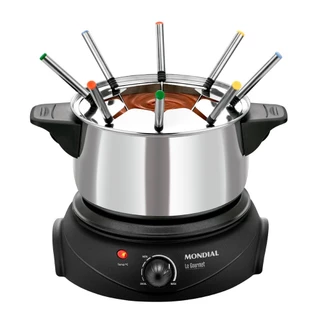 Panela elétrica para fondue 1.200 watts - Le Gourmet II - Mondial em Oferta na Shopee