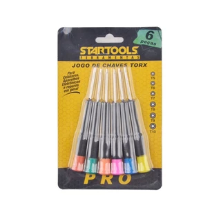 Jogo de chave hexalobular reta T5 e T10 - 000025 Startools em Oferta na Shopee