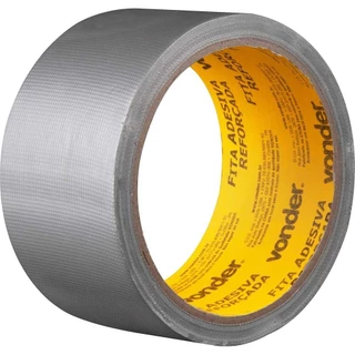 Fita adesiva reforçada 50 mm x 10 m prata - Vonder em Oferta na Shopee