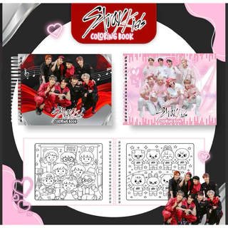 Caderno de Colorir STRAY KIDS - Capa Dura 50 folhas em Oferta na Shopee