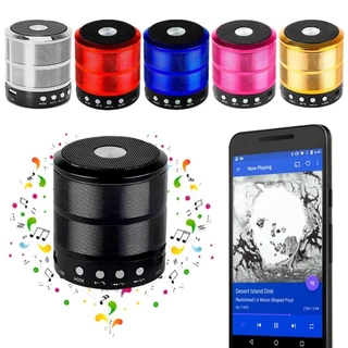 Mini Caixa de Som Bluetooth Portátil 887 Com Rádio FM/ USB/ SD/ Grave Potente e Bateria Recarregável - WYL em Oferta na Shopee