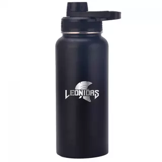 Garrafa Térmica Leonidas, 1L, 24h Frio e 12h Quente, Metal, Preto, LN-BT-ST1000MLB em Oferta na Shopee