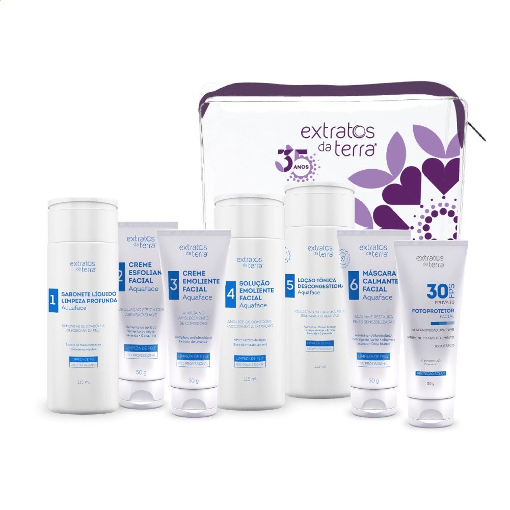 Quelist Face Lift Emulsion 30ml　２個セット Extratos da Terra Kit Limpeza de Pele em Promoção na Shopee Brasil