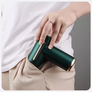 Pistola de Massagem Muscular Portátil Elétrica Profissional Recarregável USB com