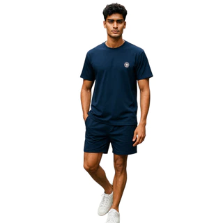Pijama Masculino Meia Manga Verão Adulto em Malha de Qualidade em Oferta na Shopee