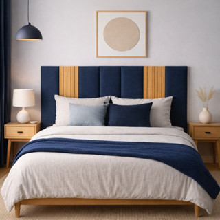 Cabeceira Estofada + Ripado Modular Premium – 2,06 metros de largura  – Ideal Cama King