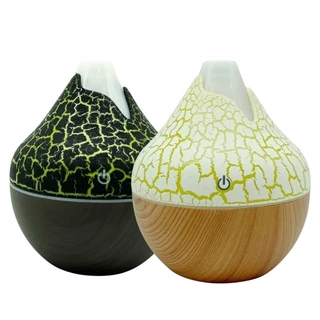 Mini Umidificador Ultrassônico Difusor Aromatizador LED Colorido USB, Silencioso, Portátil, Design Madeira em Oferta na Shopee