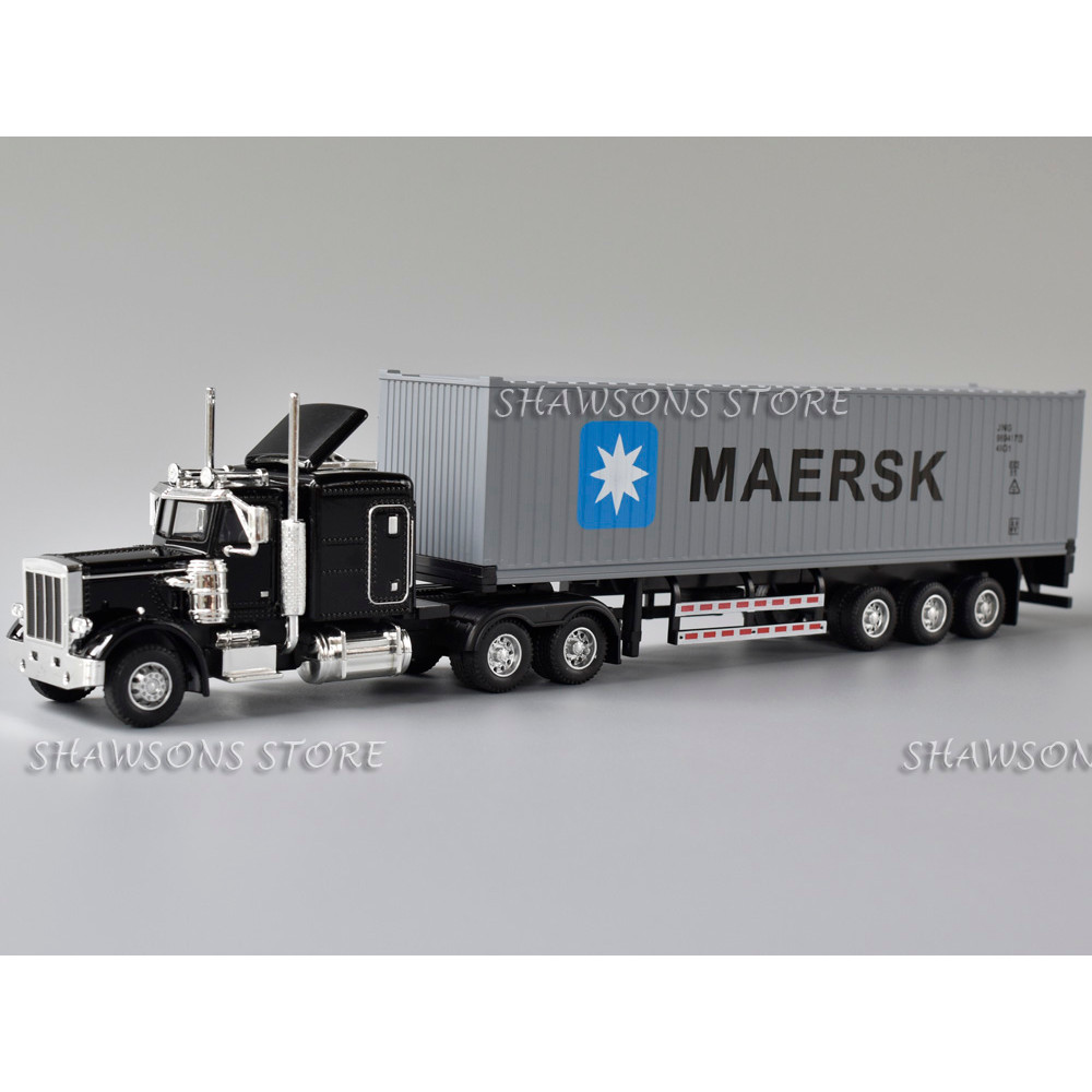 1 : 50 Escala Diecast Modelo Semi Caminhão Brinquedos Peterbilt