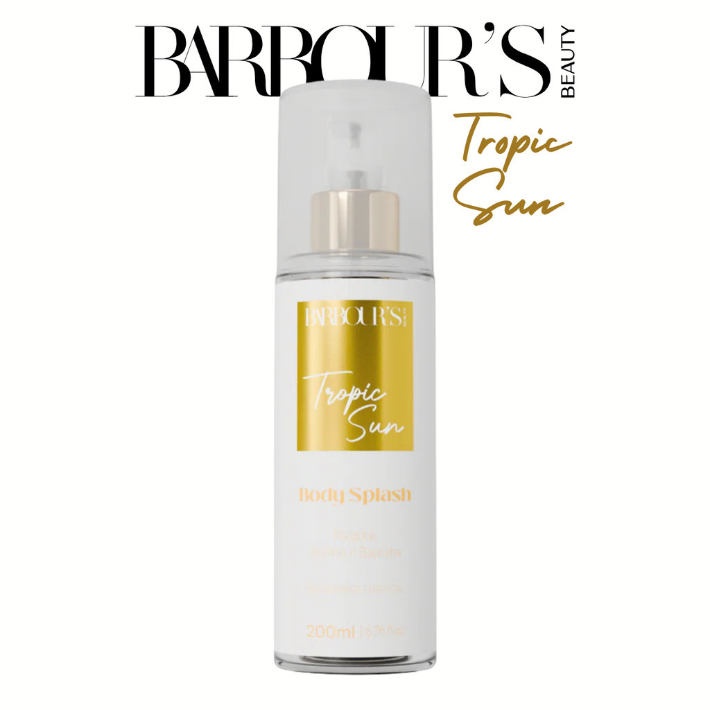 Body Splash Tropic Sun Barbours Beauty Spray 200 ML | Shopee Brasil