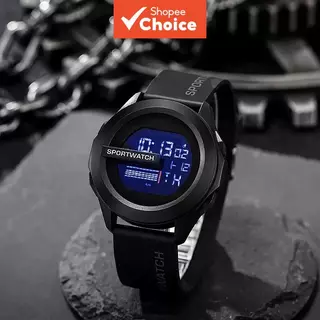 Relógio Esportivo Digital Redondo De Alto Desempenho Masculino À Prova D'água Retroiluminado Despertador Cronógrafo Puls em Oferta na Shopee