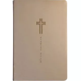 Bíblia Sagrada | NVI | Letra Grande | Capa Luxo Bege em Oferta na Shopee