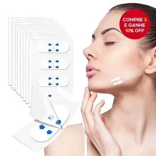 Fita V-Face Lift 40 Unidades , Redução Invisível De Queixo Duplo , Beleza De Transmissão Ao Vivo , Endurecimento Noturno em Oferta na Shopee