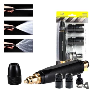 Bico de Alta Pressão 3 em 1 para Mangueira com Conector Universal –Jato Regulável Metal com 3 Tipos de Spray para Jardim em Oferta na Shopee