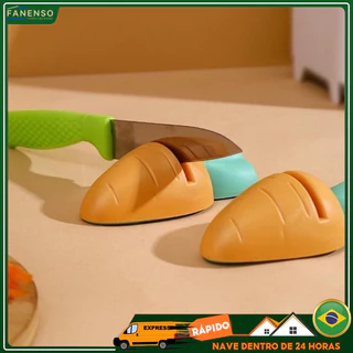 Afiador De Facas Tesouras Canivetes Laminas Em Forma De Cenoura Cartoon Divertido em Oferta na Shopee