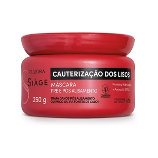 Eudora Siàge Cauterização dos Lisos Máscara Capilar 250g em Oferta na Shopee