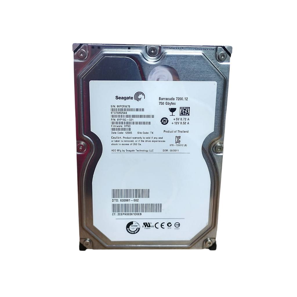 HD 8TB SEAGATE BARRACUDA 5900RPM SATA 3 6GB/S 256MB CACHE em