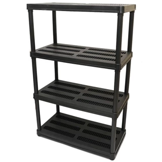 Estante plástica com 4 prateleiras - PTR13 São Bernardo em Oferta na Shopee