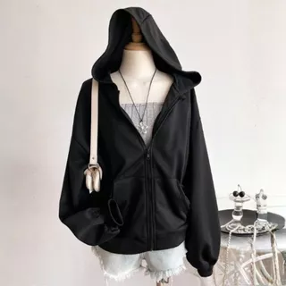 Moletom Peluciado Casaco Zíper Unissex Moda Vintage Estilo Street Y2k Novidade