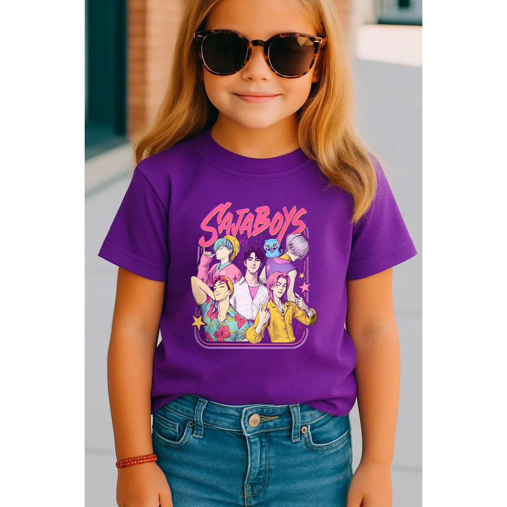 Camiseta Saja boys camisa Unissex Blusa Huntrix kpop Caçadores