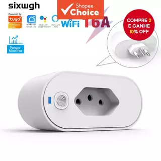 Tomada Inteligente Wi-Fi 16a Para tuya-Controle De Voz Funciona Com alexa google home em Oferta na Shopee