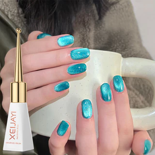 Esmalte Magnético Olho de Gato Profissional - Gel 10ml com Efeito Holográfico e Brilho Ultra Intenso, para Unhas Perfeit em Oferta na Shopee