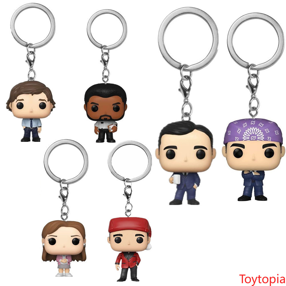 Chaveiro De Escritório Michael Scott Prison Mike Darryl Philbin Kevin Malone Pam Beesly Boneca Para Mochila Pingente Com