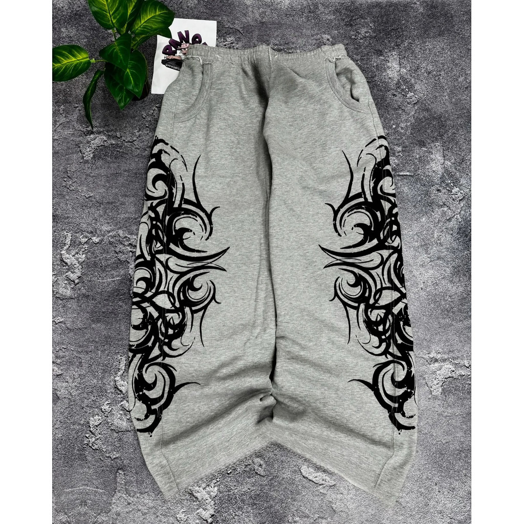 Y2K Punk Jeans Leisure Oversized Unissex High Street Moda Japonesa