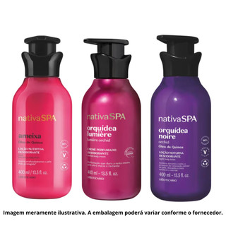 Cuidado Diário Nativa Spa Kit Corporal 3x 400ml