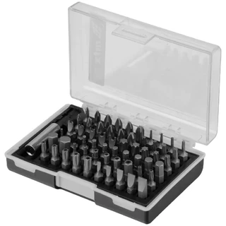 Jogo de bits encaixe sextavado 1/4" com 61 peças - 113879 MTX em Oferta na Shopee