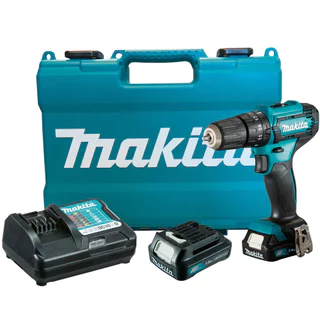 Furadeira Parafusadeira de impacto 3/8' a bateria 12V com 2 baterias e maleta - HP333DWYE - Makita em Oferta na Shopee