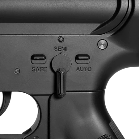 RIFLE AIRGUN M4 RIS CO2 4,5MM FULL METAL QGK + KIT TÁTICO