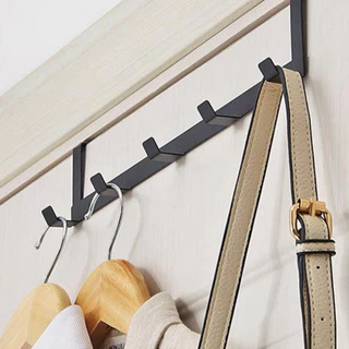 Suporte Gancho Cabide 6,3x7,5x29cm Organizador Para Porta Organizadores 5 Ganchos Pendurar Multiuso em Oferta na Shopee