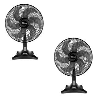 Combo Casa - Ventilador de Mesa Turbo 40 127V 135W Preto 2 unidades Multi - VL401K em Oferta na Shopee