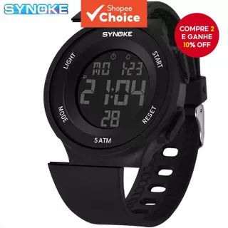 SYNOKE Relógio Digital Fashion à Prova d'Água para Homens com Pulseira Removível Relógio Esportivo em Oferta na Shopee