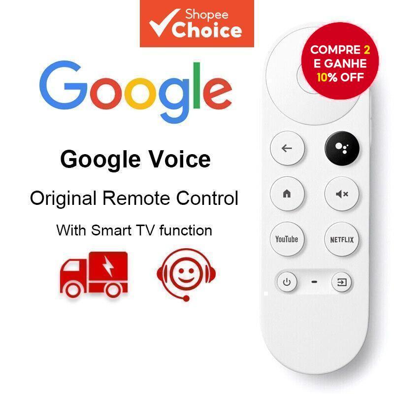 Controle Remoto Bluetooth G9N9N com Voz para Chromecast Google TV GA01920-US